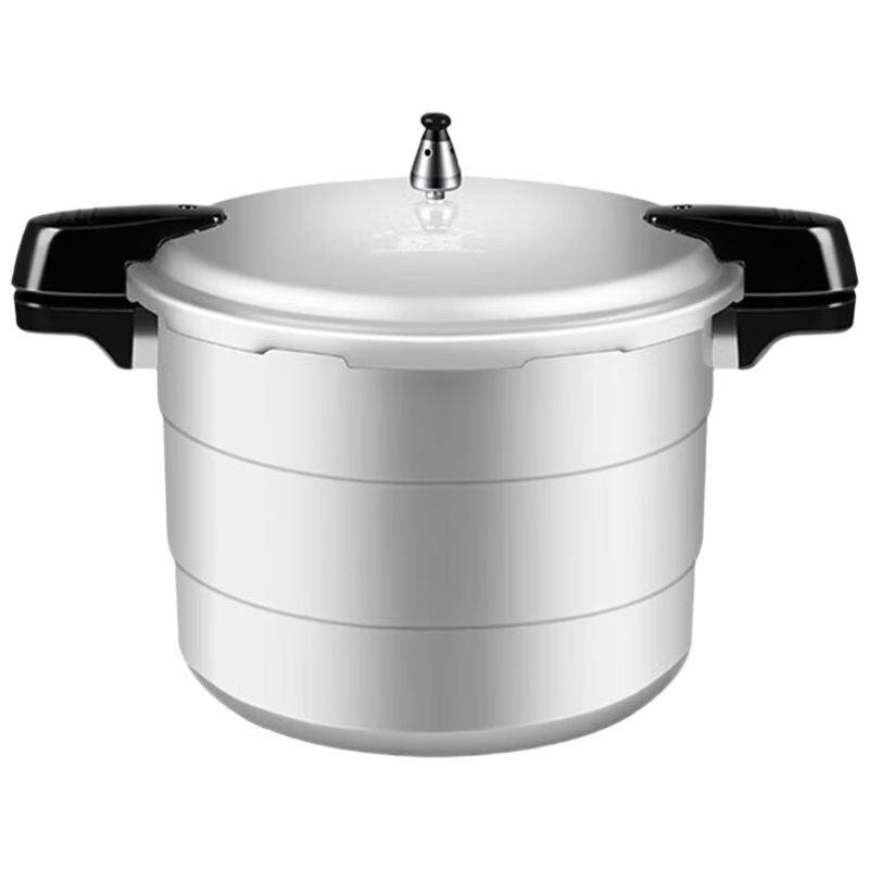 Shuangxi Pressure Cooker for Gas Stove Open Flame, Explosion-Proof, for Home And Commercial Use, Large Capacity, Double-Handled, Two-Tier, 30CM/15L