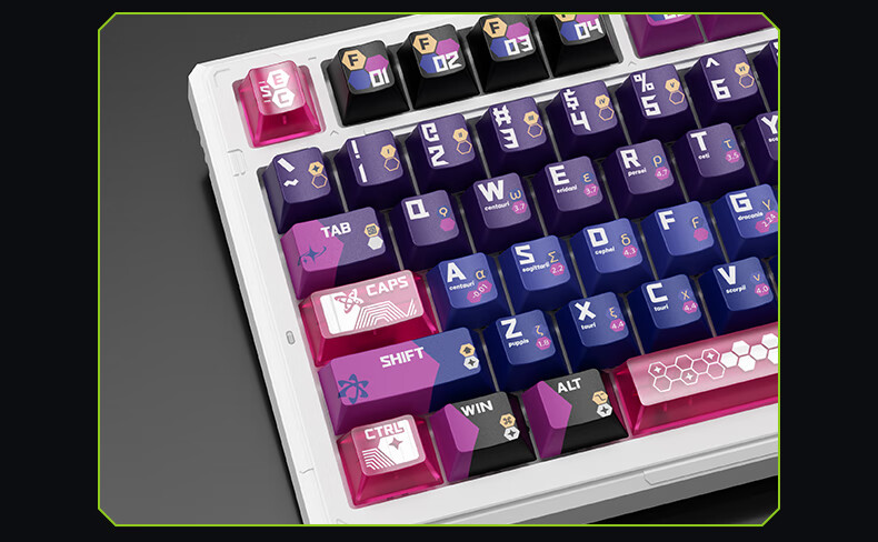 Ikbc Wireless Mechanical Keyboard with Wired Bluetooth Triple-Mode RGB Customizable Gaming High-End Aesthetic Office Computer Keyboard Sold by JD Gasket 5-Layer Padded 16