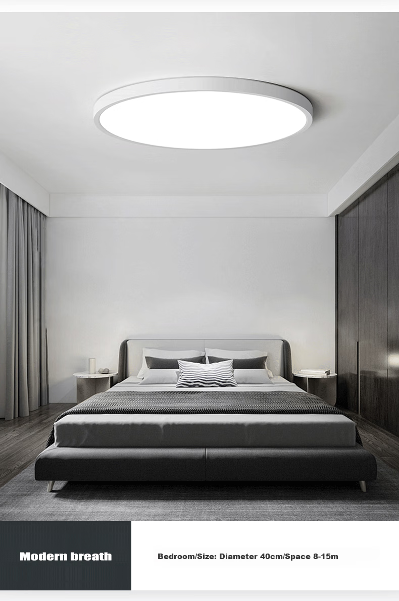 Dengling Full Spectrum Zero-Gap Eye Protection Ceiling Light, Ultra-Thin LED Anti-Blue Light Lamp for Dining Room, Bedroom, And Study Room 18