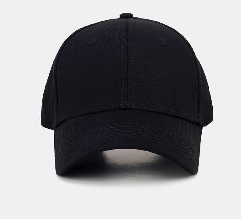 Haoguan Men's Spring Autumn Solid Color Couple Baseball Cap Slim Face Casual Versatile Large Size Duckbill Hat Summer Large Head Circumference Women's 11