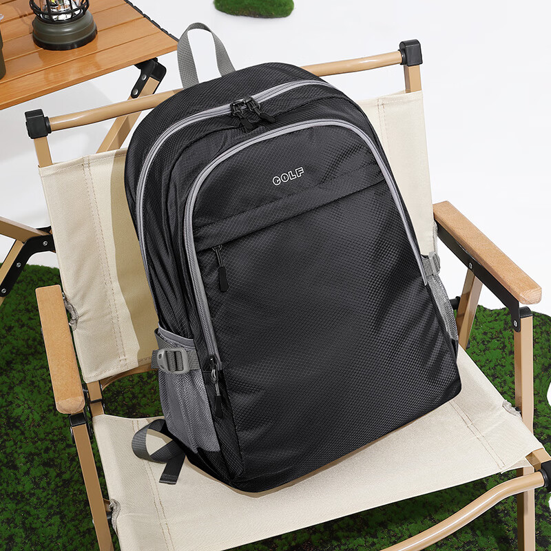 GOLF Foldable Backpack for Women, Laptop Bag, Travel Backpack, Outdoor Water-Resistant Sports Fitness Hiking Bag, Lightweight Schoolbag