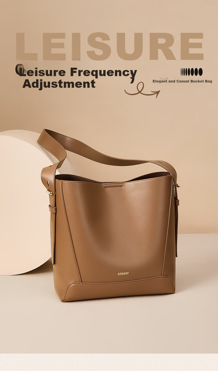 Saturday Women's Large Capacity Bucket Bag Crossbody Commuter Shoulder Tote Birthday Gift for Wife 1