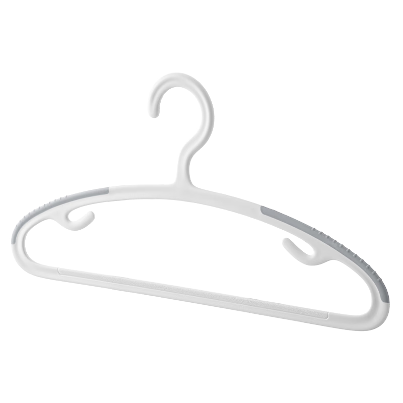 Lazy Corner Ultra-Thin Non-Slip No-Marking Clothes Hangers, Thickened Large Adult Balcony Clothes Hangers, 10 Pieces