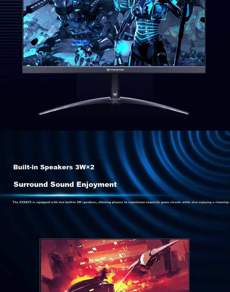 Acer 31.5-inch 6K+ IPS Quantum Dot HDR Creator Monitor PE320QXT 17