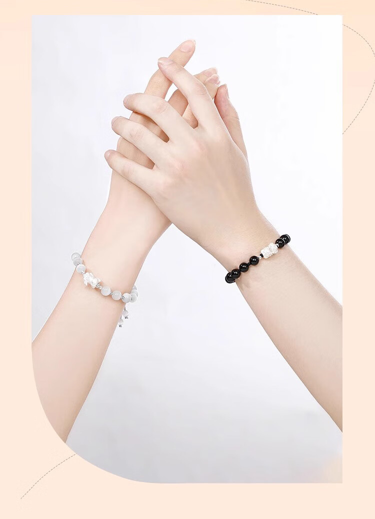ALLOVE Pure Silver Pixiu Couple Bracelet for Women, 2026 New Style, Birthday Gift for Women on May 20 And Valentine's Day, Present for Girlfriend Or Wife 3
