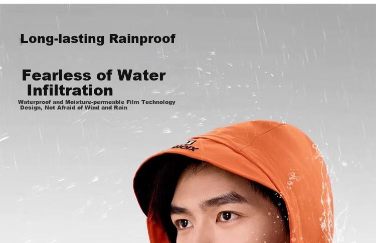 CAMEL Panda Outdoor Three-In Orange Jacket for Men And Women, Windproof Waterproof Triple-Protection Coat Hiking Outfit R611 13