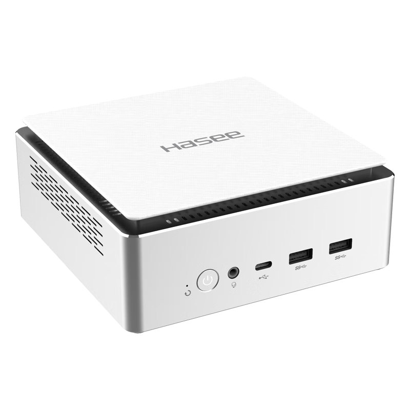 HASEE Zhanshen Mini R78S Mini Desktop Computer, Office Mini PC (R7-8745HS, 16GB RAM, 512GB SSD, WIFI, Windows 11)