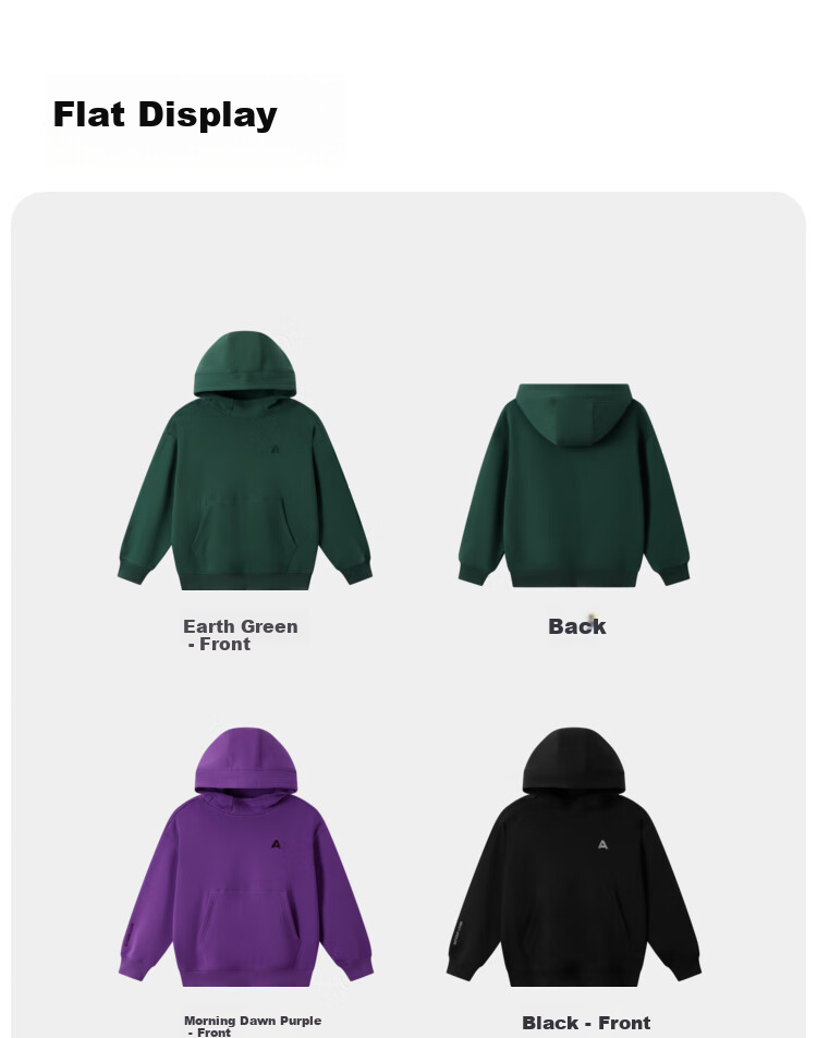 Annil Children's Clothing Hooded Sweatshirt for Boys And Girls, New Winter 2024 Style, Black, Size 140 15
