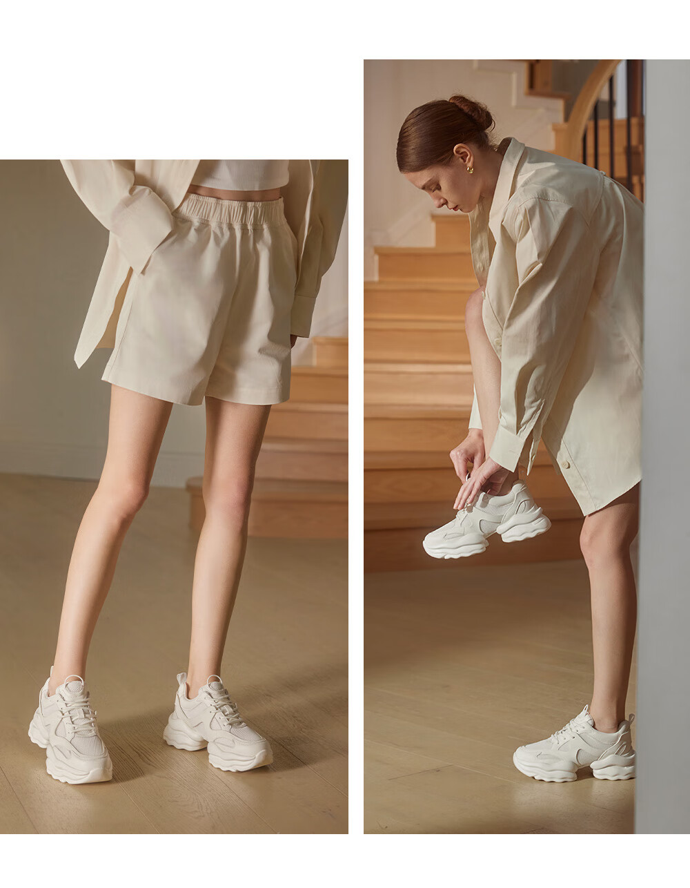 73Hours Celebrity-Inspired Women's Shoes, Yeyi Milk Jelly New Thick-Soled Heightening Sports Casual Dad Shoes for Wome 12
