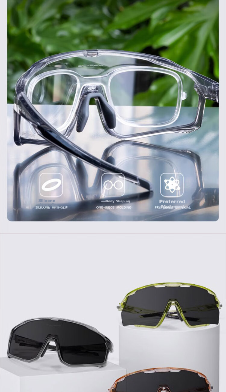 KAPVOE Liuli Cycling Glasses Day and Night Photochromic Road Bike Professional Windproof Goggles Sports Unisex 6