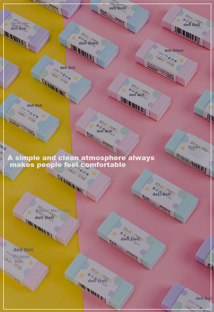 Deli (Deli) 36 Pieces Student Erasers, Middle School And College Entrance Exam Blessing Gift, Soft Cleanable Exam Sketch Drawing Easy-To Erasable Rubber Erasers 8
