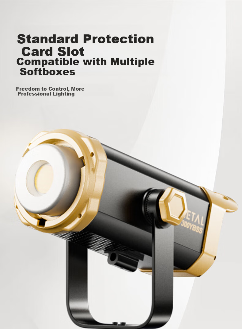 Jimantu Live Streaming Fill Light 300W Professional COB Photography Light, Indoor Studio Shooting Live Stream Room Spherical Light, Deep Mouth Parabolic Softbox, Video Shooting Sunlight Lamp 18