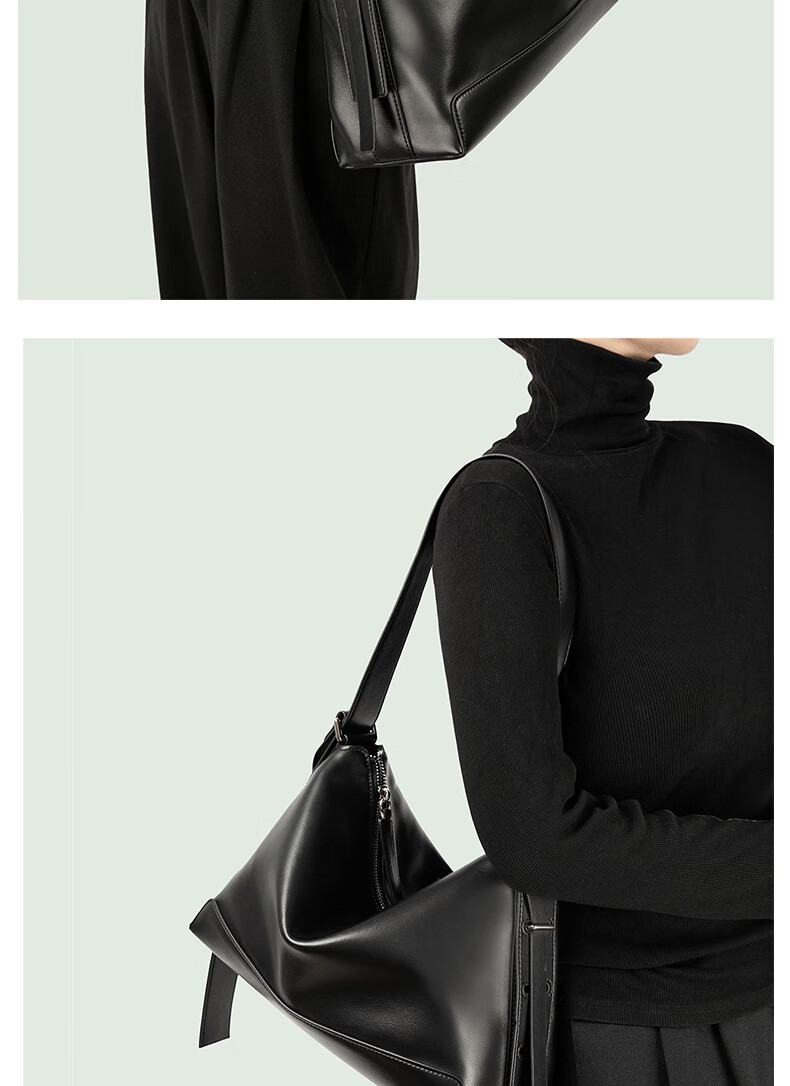 Aiqinghai Leather Handbag, Women's Shoulder Crossbody Bag, Underarm Bag, Fashionable And Stylish, Practical Birthday Mother's Day Gift for Mom 3