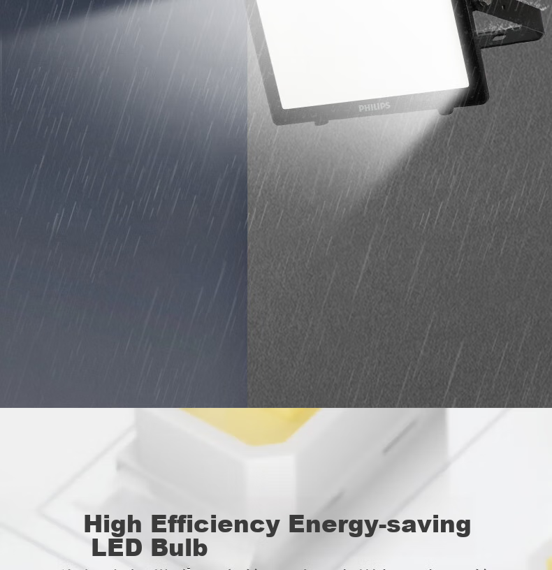 PHILIPS High Power LED Floodlight Waterproof Outdoor IP65 Spotlight 150W BVP150 White Light (6500K) 5