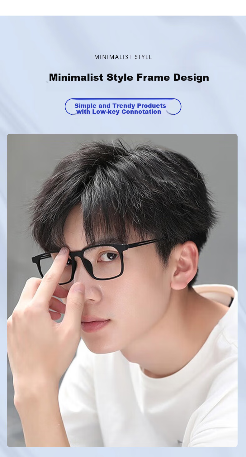 CAPONI German Imported Reading Glasses for Men And Women, Anti-Blue Light, Bifocal, High Definition, Ultra-Light Titanium Black Frame Reading Glasses 6