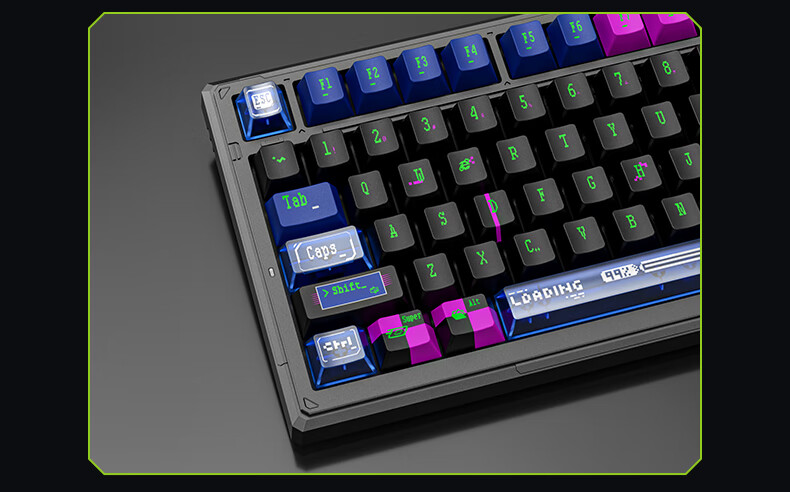 Ikbc Wireless Mechanical Keyboard with Wired Bluetooth Triple-Mode RGB Customizable Gaming High-End Aesthetic Office Computer Keyboard Sold by JD Gasket 5-Layer Padded 8