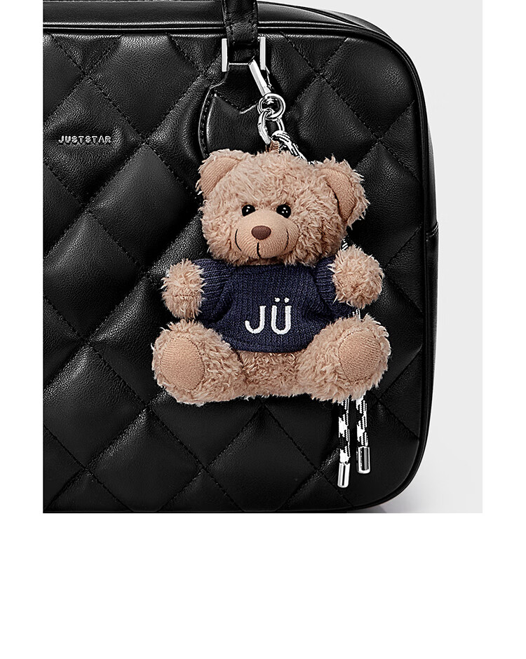 JUST STAR Xu Lu Same Style Toast Bag Women's Handbag, 2026 New Light Luxury Large Capacity Boston Shoulder Tote Bag, Birthday Gift 6