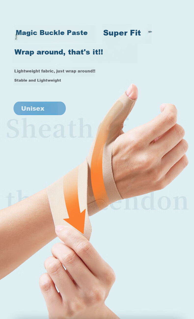 AURBOSHI Japanese Imported Wrist Brace for Tendonitis, Sprains, Thumb Support, Mom's Hand Protector, Finger Joint Support 7