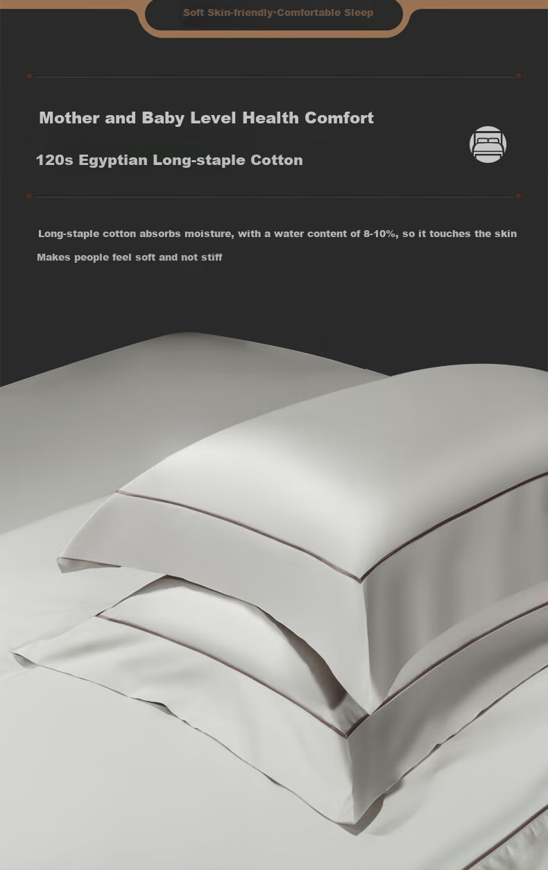 La Torretta Bedding Set, 100% Pure Cotton, 120 Thread Count, High-End Embroidered Duvet Cover And Bed Sheet, Waldorf, 200*230 8