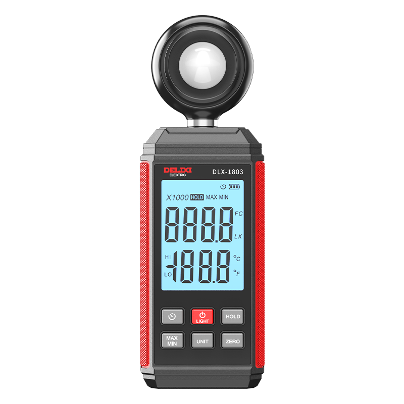 DELIXI ELECTRIC High Precision Lux Meter Handheld Illuminance Meter Home Light Intensity Tester Professional Photometer