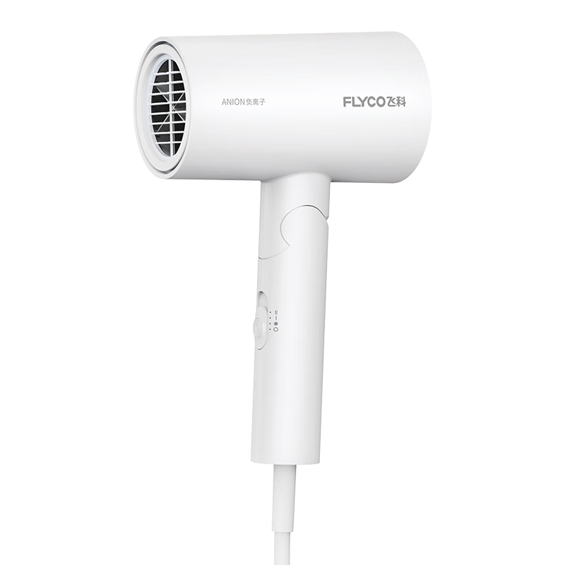 FLYCO Negative Ion Hair Dryer, Portable for Home And Travel Use, Quick-Drying, Hot And Cold Air, High-Power Blowing Tube FH6276
