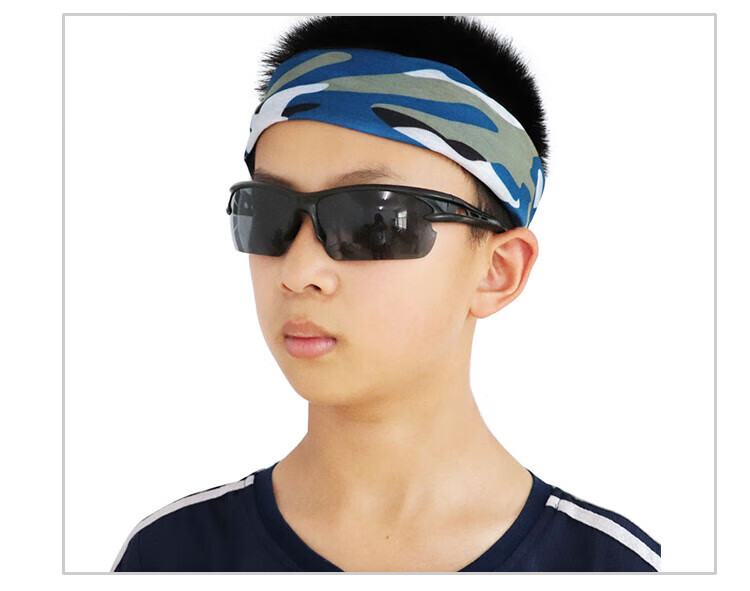 Adandyish Cycling Magic Headband, Unisex Sports Neck Gaiter Face Mask, Summer Sun Protection Head Cover, All-Season Neck Warmer, Ice Blue 10