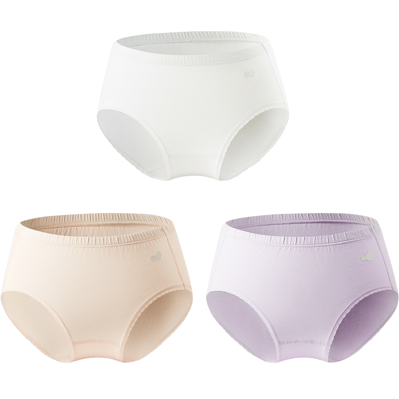 Labi Baby Children's Underwear, Triangle Panties That Don't Pinch, All Seasons, for Older Children, Elastic Girls' Underwear, 3-Pack, Special Colors, Size 120