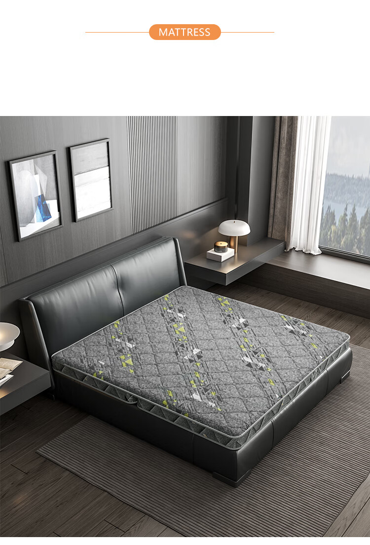 L&S Coconut Palm Fiber Mattress, Foldable Hard Coir Mat, Natural 3E Coconut Palm Fiber Mattress, CD55120*200*10cm, Medium Firmness 8