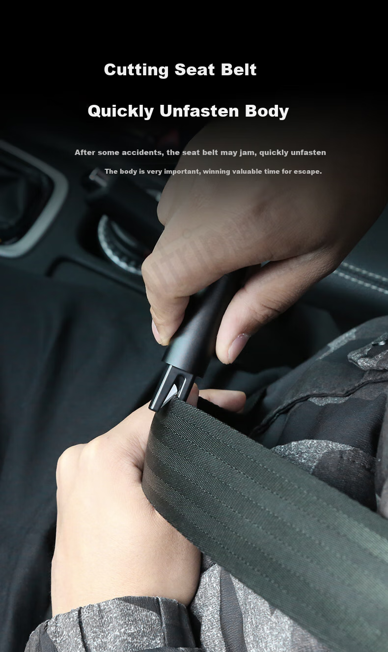 Quxing Car Window Breaker, Escape Safety Hammer, In-Car Life-Saving Hammer, Underwater Window Breaker, High-Power Belt Cutter 5