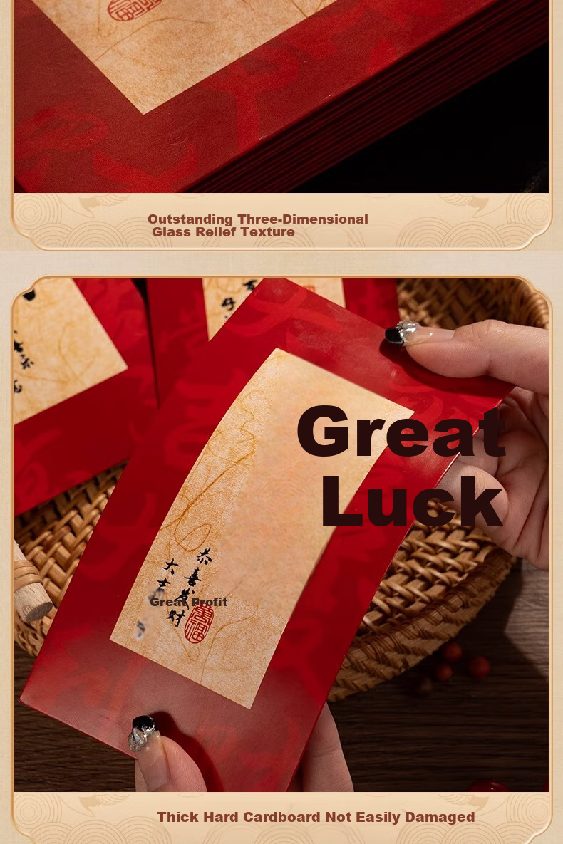 Jiamo 2026 New Creative New Year Red Packet, Horse Year God Blessing, New Year Greeting, Housewarming Celebration, Personalized New Spring Festival Housewarming 10