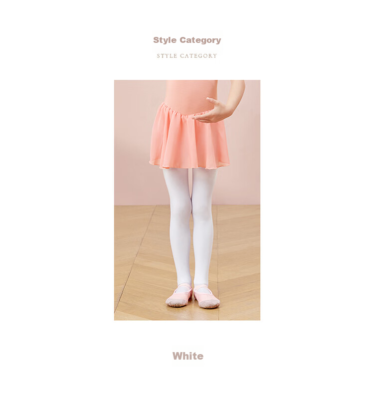 Aiwugo Children's Dance Socks Spring and Autumn Professional Ballet Practice Tights Large Socks with Pantyhose Two Pairs L 6