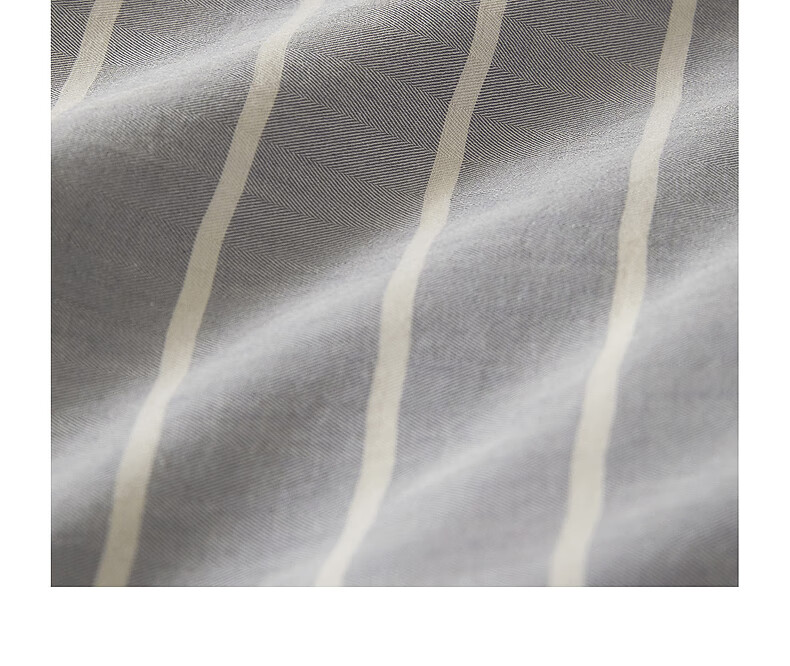 Shuixingjiafang Four-Piece Bedding Set, Pure Cotton 100%, Class A 60-Count Washed Cotton, Duvet Cover, Pillowcases, Bedsheet, Double Bed Size 1.8 Meters, Blue Harmony 7