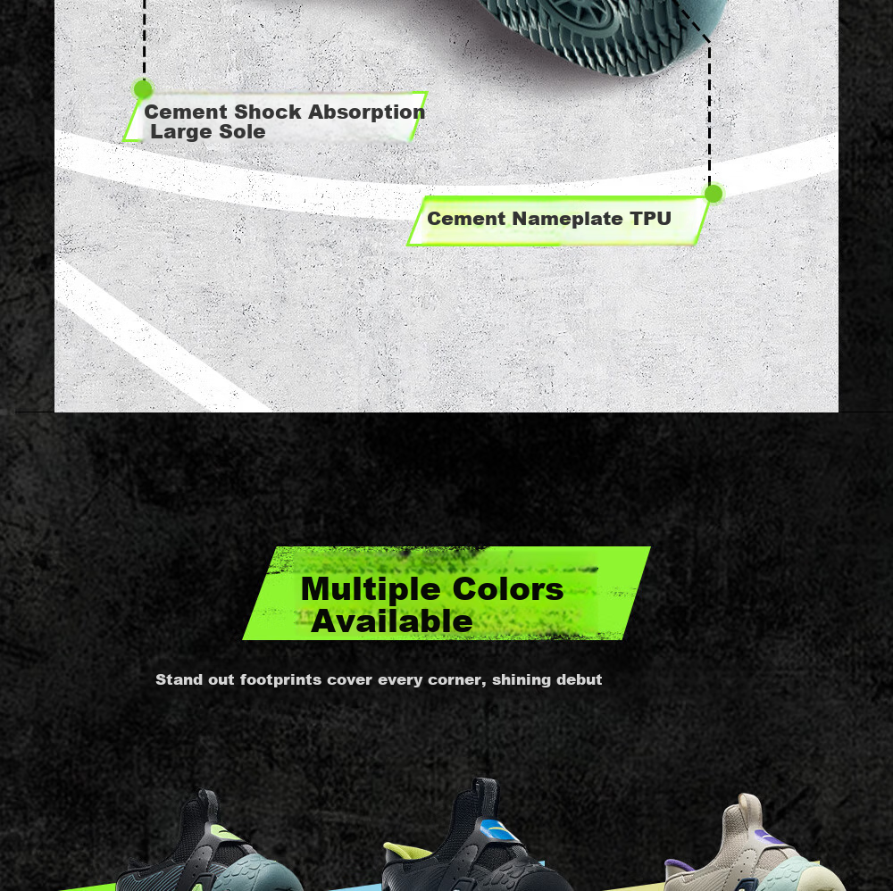 ANTA Children's Sports Shoes for Boys, Spring Wear-Resistant Practical Basketball Shoes with Cement Star Design A12511101 4