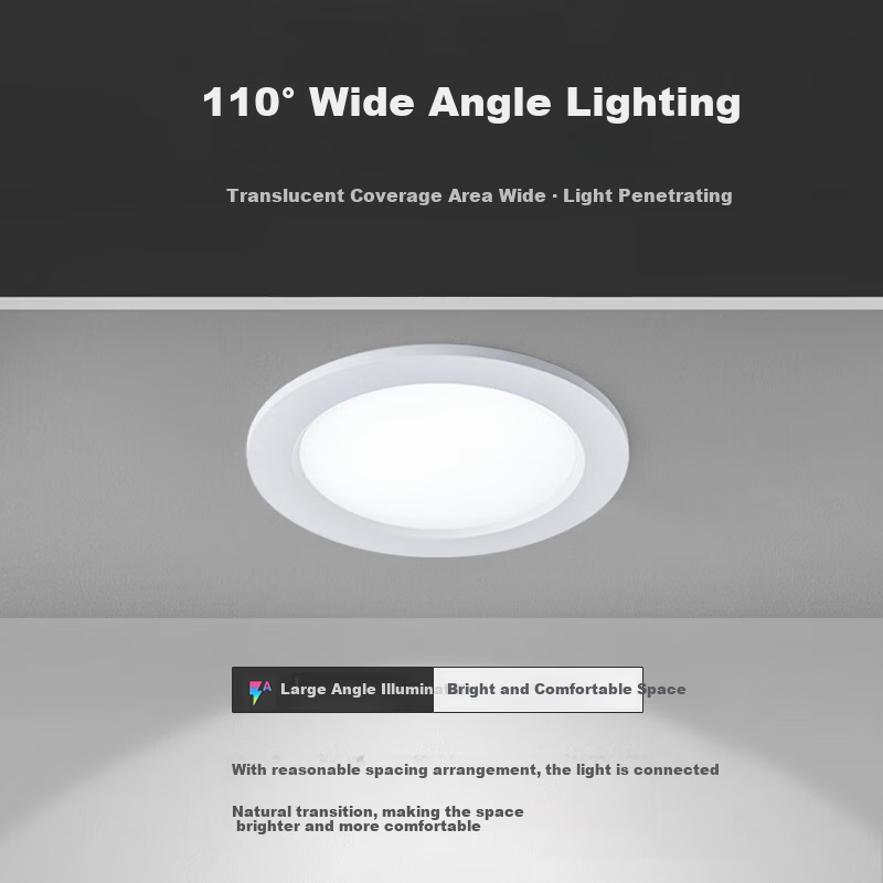 FSL Foshan Lighting LED Downlight, 2.5 Inch, 4W, Neutral Light, 4000K, All-Plastic PP Flame-Retardant, Integrated Downlight