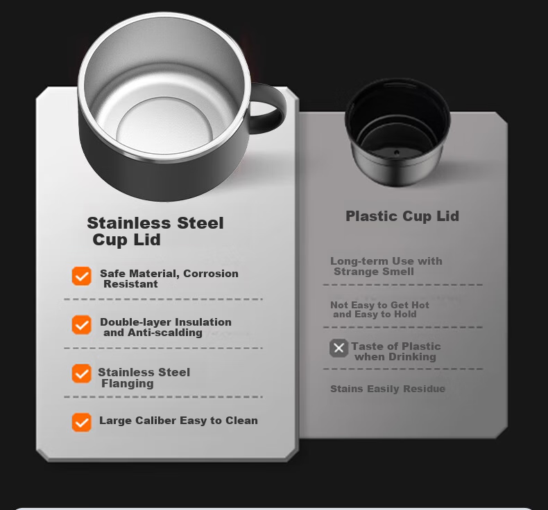 SECRETSBOX Car Kettle 2025 New Model 12v24v Universal Truck-Specific Insulated Integrated Electric Kettle Heating Water Cup 8
