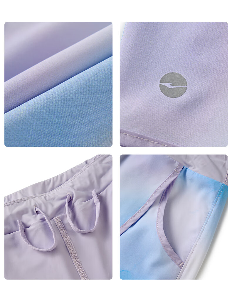 ERKE Girls' Skirt for Older Children, Summer Outdoor Sports Skirt for Kids, Dream Purple, Size 130 17
