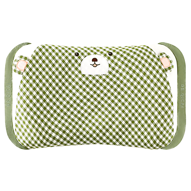 Qicaiboshi Children's Pillow, Ramie Antibacterial Shaped Pillow for Infants 0-6 Months And Above, 1-3 Years Old, Kindergarten Babies, All Seasons Pillow
