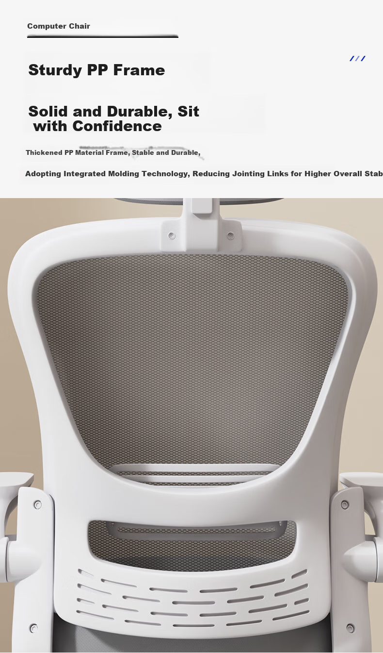 Chibailun Computer Chair, Office Chair, Home Student Writing And Study Chair, Gaming Chair with Bow-Shaped Backrest, Ergonomic Chair 9