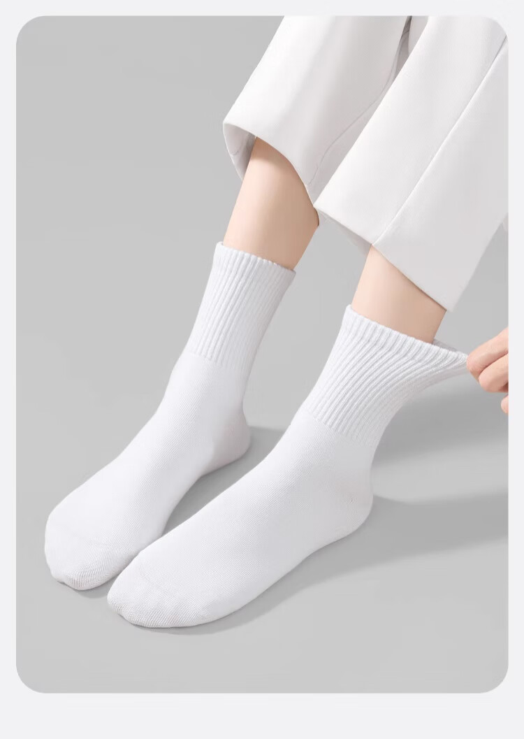 BADIGAO Disposable Socks for Men, Daily Wear, Extra Large Size, Thick Spring And Summer Socks, Mid-Calf Length, Travel-Friendly, No-Wash, Odor-Resistant 20