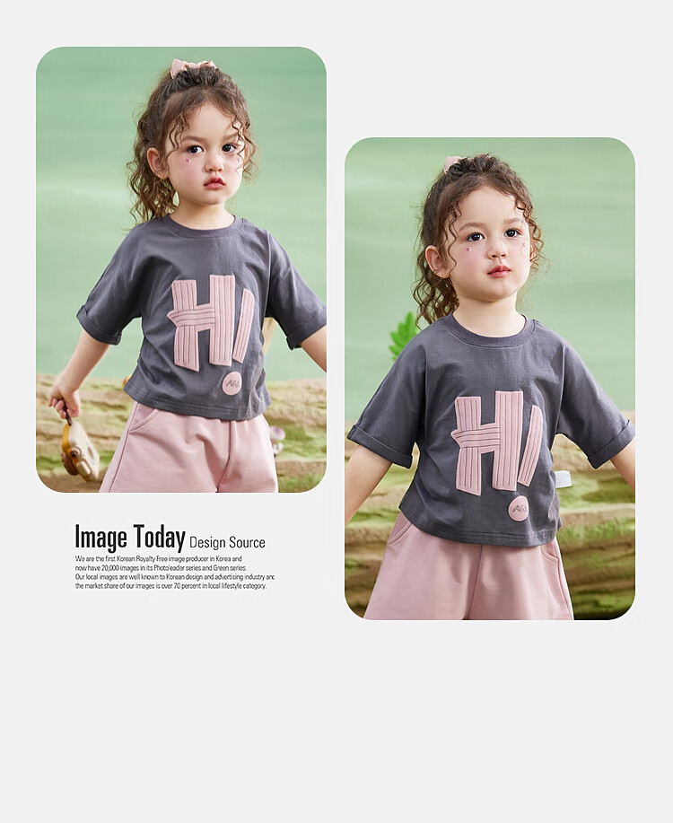 ASK JUNIOR Children's Running Sports Set, Girls' Summer Outfit with Printed Design, Toddler And Baby Two-Piece Set Including Short-Sleeve Top And Shorts 23