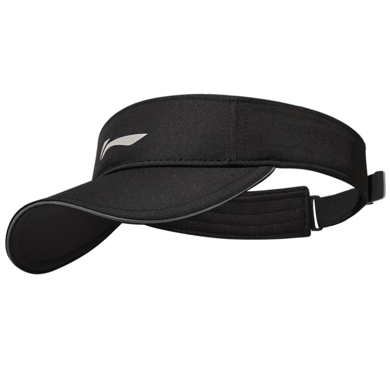 Li-Ning Unisex Mesh Top Cap Spring Summer Tennis Marathon Running Outdoor Sun Protection Hiking Black Hat