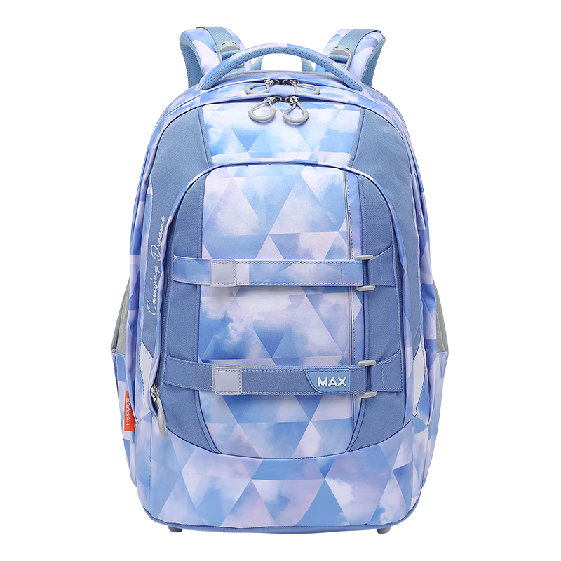 Herder Large Capacity Middle and High School Student Backpack for Boys and Girls, Grades 7-12, Ergonomic Spine Protection, Expandable, Lightweight, Stylish Double Shoulder Bag