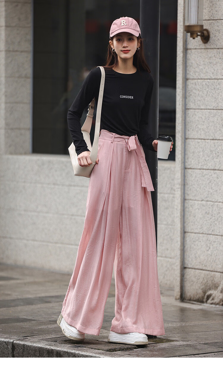 Dme [Lazily Casual Pants] Autumn Style, Relaxed Fit, Textured Design, Versatile Casual Pants for Wome 21
