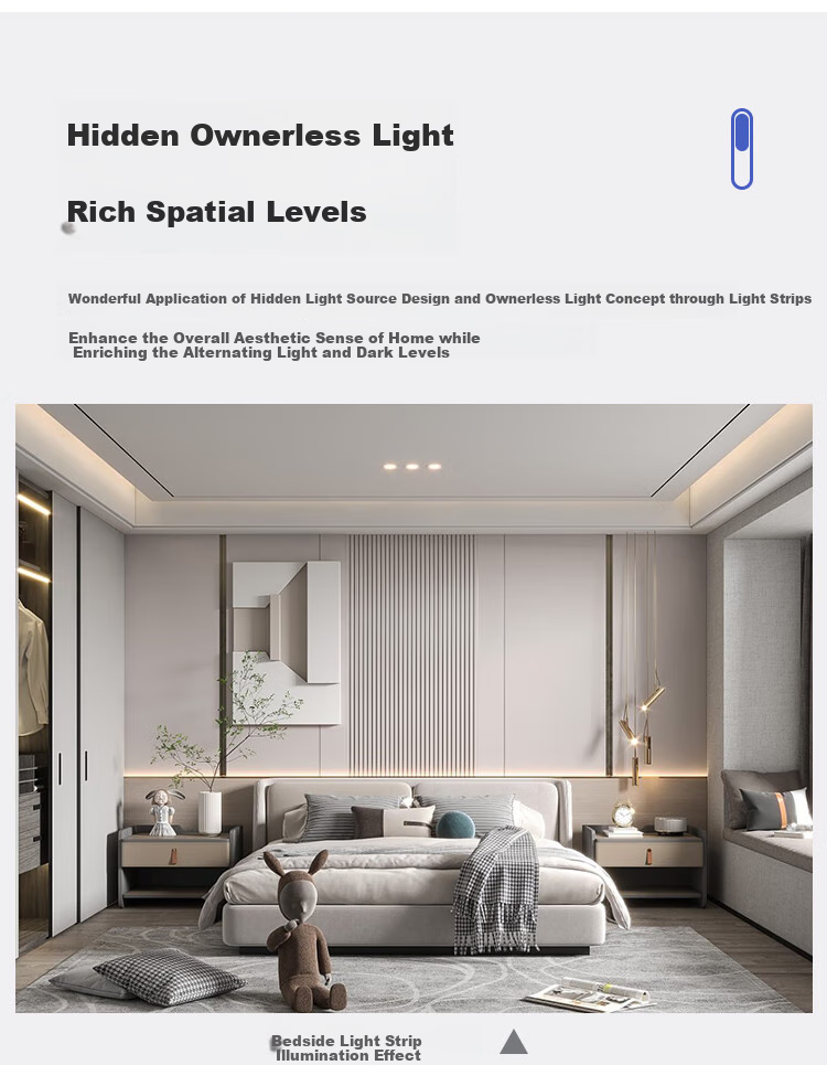 FSL LED Low Voltage Commercial Ultra-Bright Linear Light Strip No Main Light Self-Adhesive 120 Beads 24V 10W Warm White 4000K (10m) Requires Transformer 11