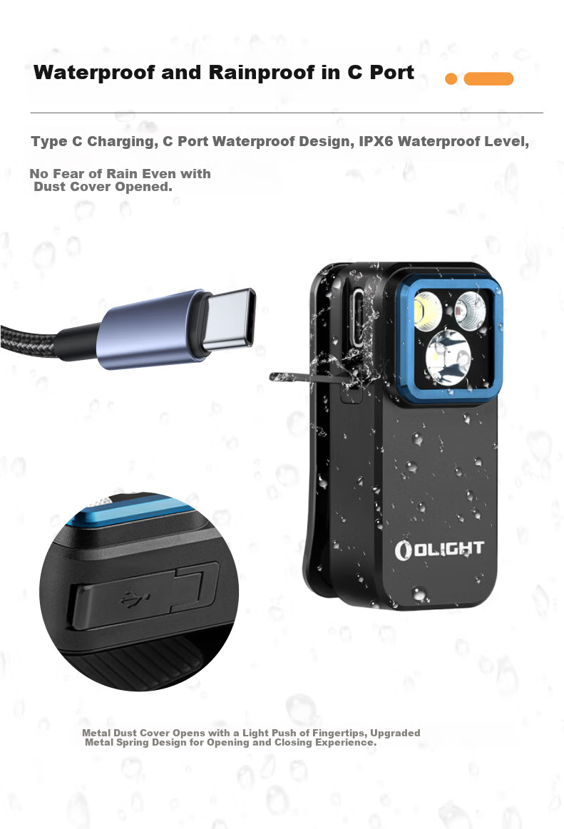 OLIGHT Warrior Pro S Ultra-Long Battery Life Portable Emergency Magnetic Five-Light Source High-Power Flashlight Night Fishing Lamp 10