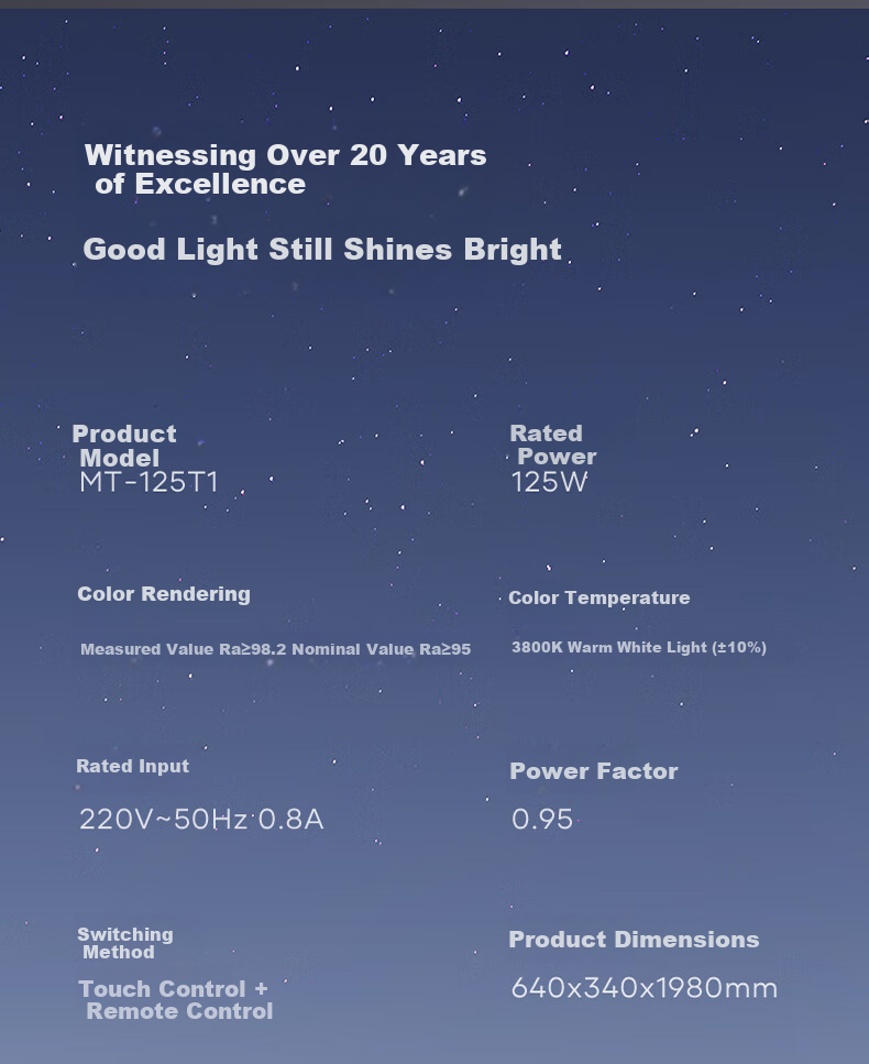 Midea Pro2 Large Street Lamp Full Spectrum Eye Protection Floor-Standing Desk Lamp for Bedroom, Living Room, Children's Study And Reading 20