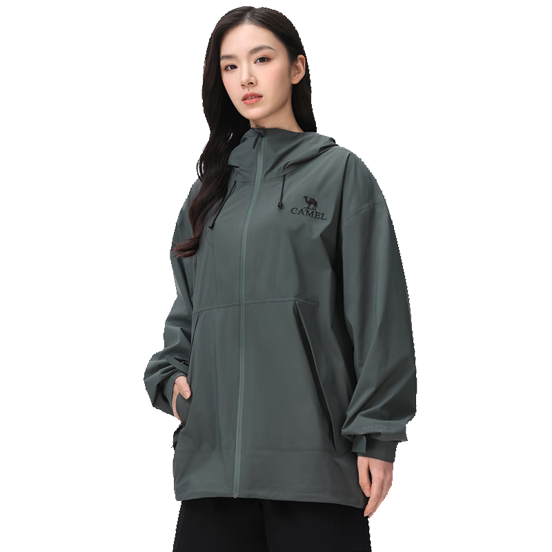 CAMEL [3L Lightweight Hard Shell] Windproof, Waterproof, Breathable Jacket for Men And Women, Cool Hiking And Mountaineering Wear