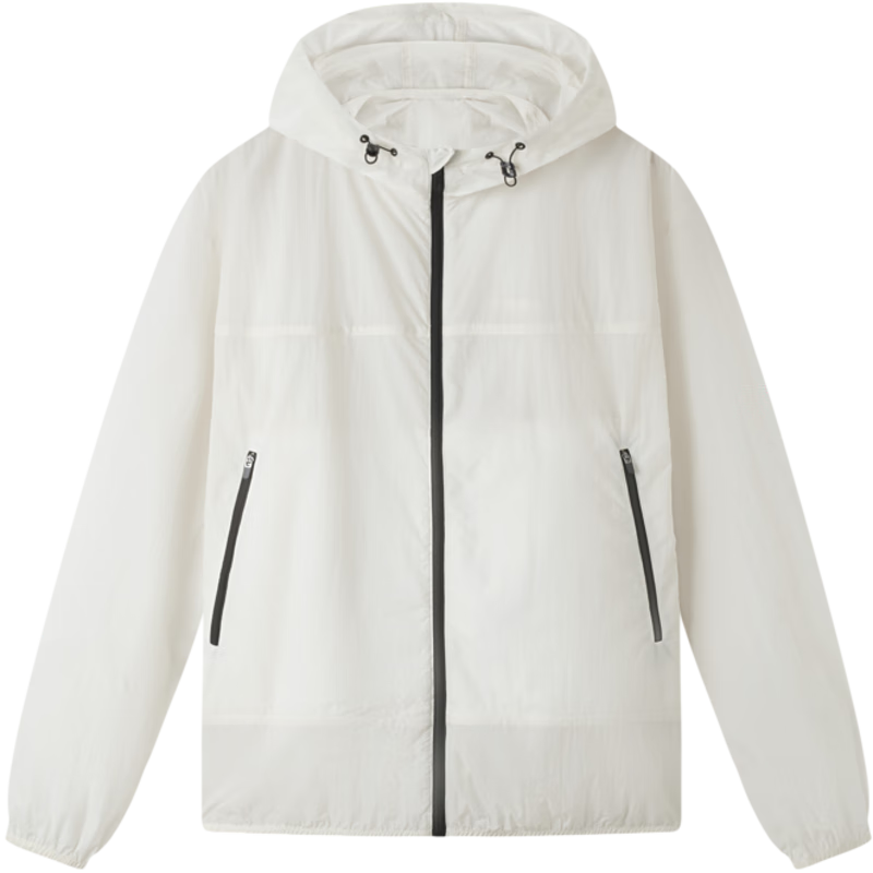 Gxgjeans Men's Hooded Jacket New Lightweight Sun Protection UV Resistant White 165/S