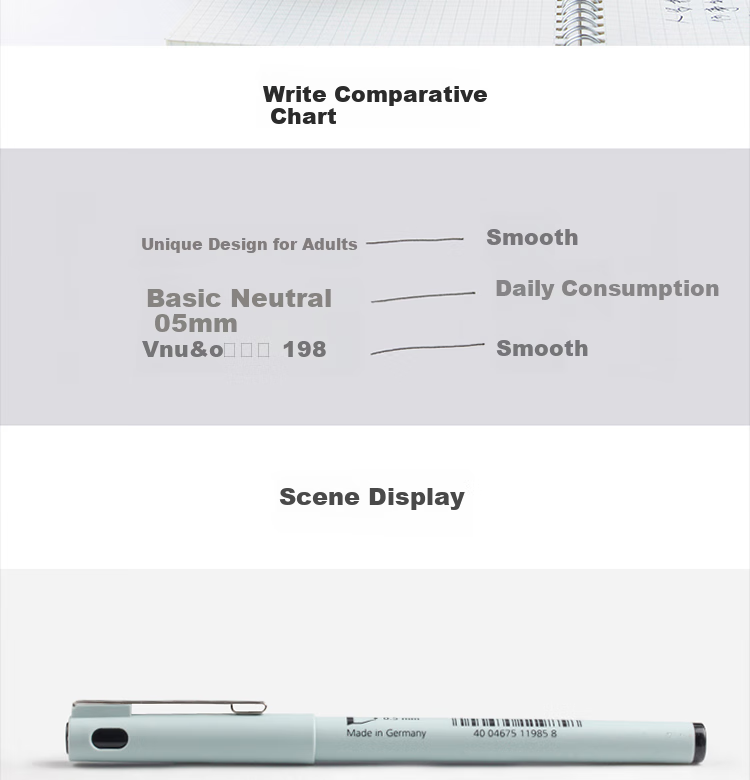 Schneider Gel Pen 0.5mm for Students' Exams, Adults' Office Use, Signature Pen, Direct Liquid Bullet Tip Water-Based Pen, 861 Black Barrel, 2-Pack 6