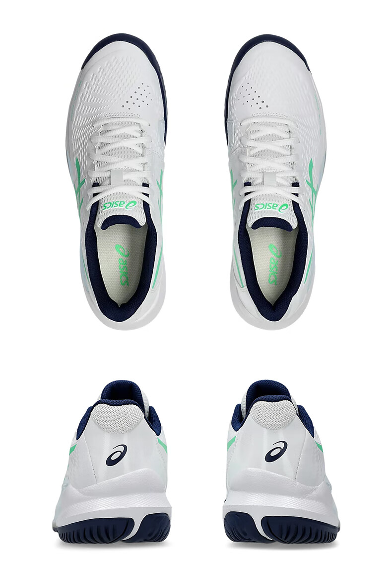 ASICS Men/Women Tennis Shoes Memphilis 1041A510-101 White/Black Size 40 6